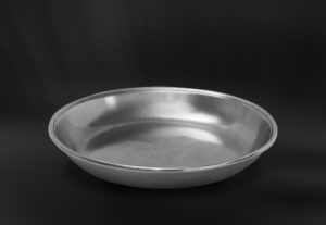 Pewter soup dish - Soup dish handmade in Italy - Italian pewter soup dish (Art.114)