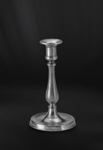 Pewter candlestick - Candlestick handmade in Italy - Italian pewter candlestick (Art.634)