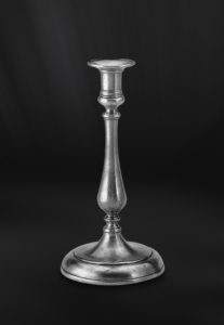 Pewter candlestick - Candlestick handmade in Italy - Italian pewter candlestick (Art.635)