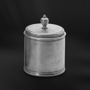 Pewter canister - Canister handmade in Italy - Italian pewter canister (Art.479)