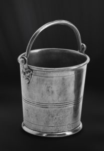 Pewter ice bucket - Ice bucket handmade in Italy - Italian pewter ice bucket (Art.316)