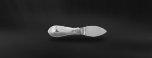 Pewter parmesan cheese knife - Pewter and stainless steel flatware handmade in italy - Italian pewter cutlery (Art.716)