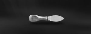 Pewter parmesan cheese knife - Pewter and stainless steel flatware handmade in italy - Italian pewter cutlery (Art.836)