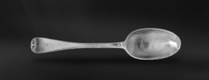 Antique pewter spoon - Antique spoon handmade in italy - Italian antique pewter spoon (Art.197)