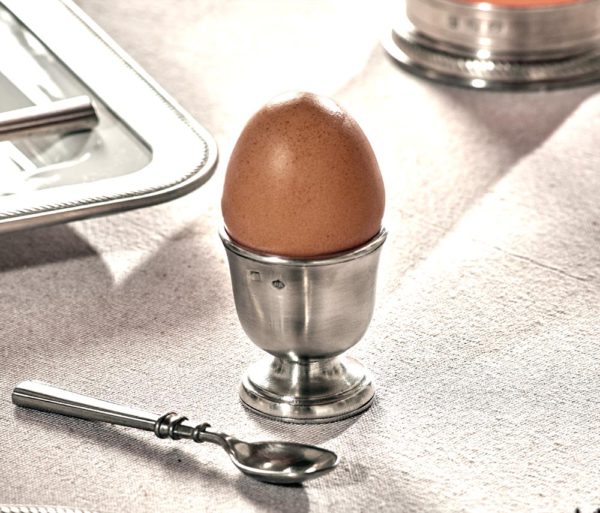 Pewter egg cup - Italian pewter tableware (550-606)