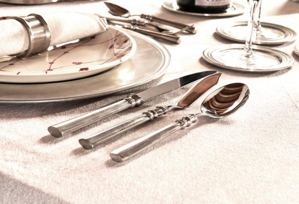 Italian pewter cutlery (601.5-602-613.2)
