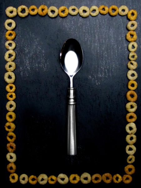 Italian pewter teaspoon (603)
