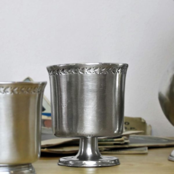Pewter goblet - Italian Pewter Drinkware (676)