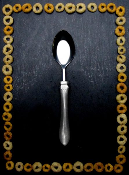 Italian pewter teaspoon (703)