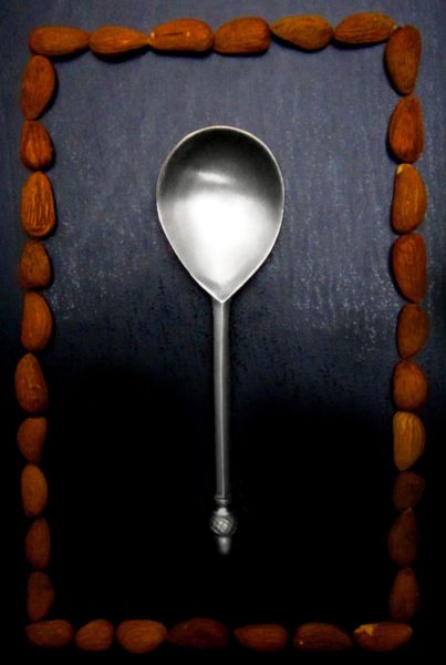 Antique pewter spoon - Italian pewter gifts (845)