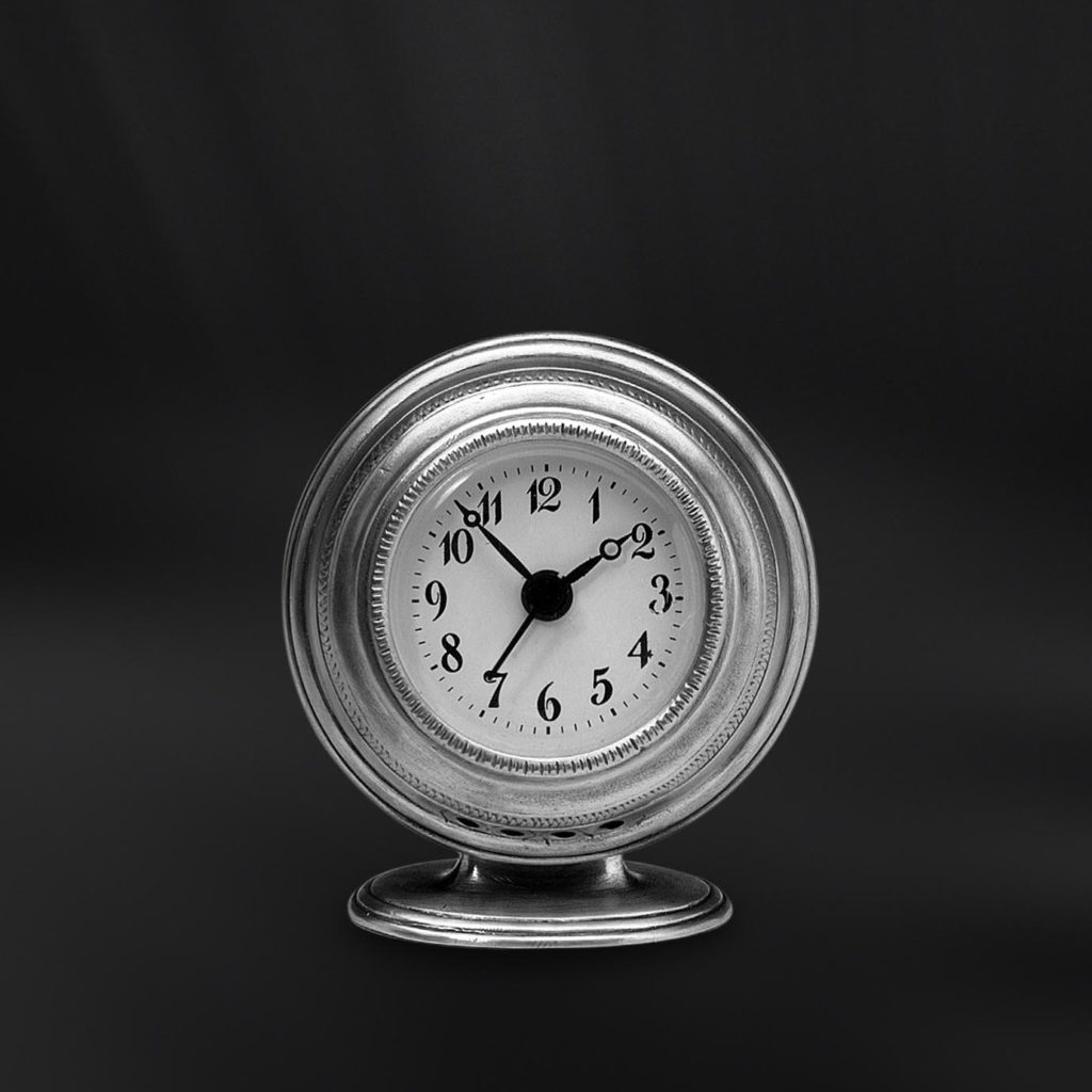 Pewter Alarm Clock Italian Pewter Gifts