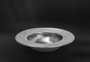 Pewter bowl Leonardo da Vinci - Bowl handmade in Italy - Italian pewter bowl (Art.663)
