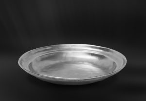 Pewter soup dish - Soup dish handmade in Italy - Italian pewter soup dish (Art.113)