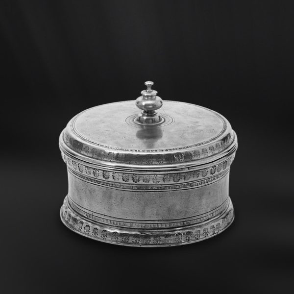 Pewter jewelry box - Jewelry box handmade in Italy - Italian pewter jewelry box (Art.432)