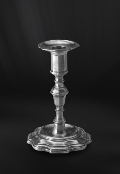 Pewter candlestick - Candlestick handmade in Italy - Italian pewter candlestick (Art.233)