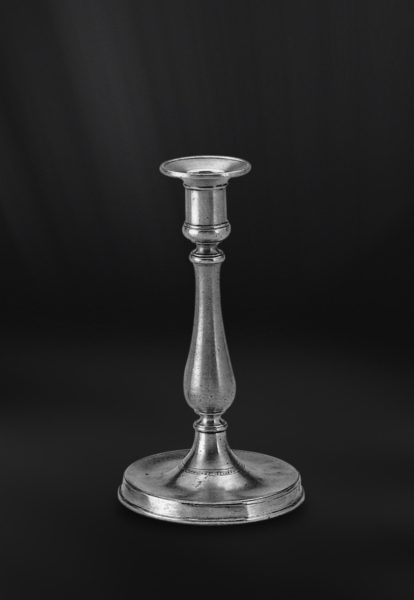 Pewter candlestick - Candlestick handmade in Italy - Italian pewter candlestick (Art.634)