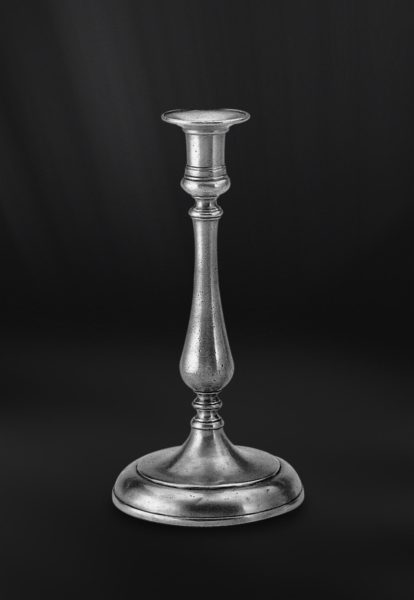 Pewter candlestick - Candlestick handmade in Italy - Italian pewter candlestick (Art.635)