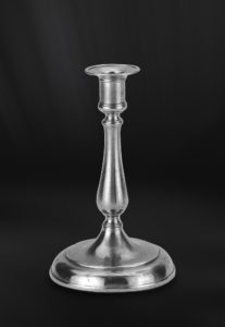 Pewter candlestick - Candlestick handmade in Italy - Italian pewter candlestick (Art.653)