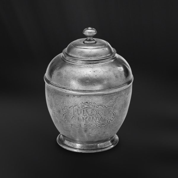 Pewter canister - Canister handmade in Italy - Italian pewter canister (Art.421)