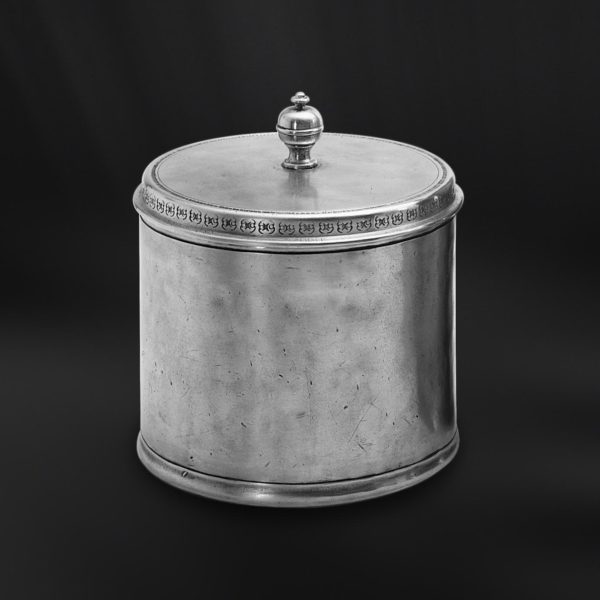 Pewter canister - Canister handmade in Italy - Italian pewter canister (Art.480)