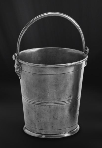 Pewter Champagne Bucket - Ice bucket bottle pewter handmade in Italy - Italian pewter Champagne bucket (Art.288)