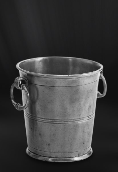 Pewter Champagne Bucket - Ice bucket bottle pewter handmade in Italy - Italian pewter Champagne bucket (Art.289)