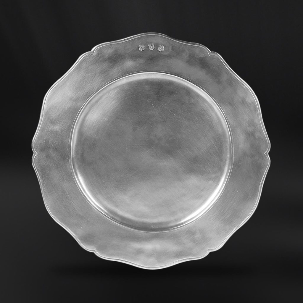Pewter Charger Plate Italian Pewter Dinnerware