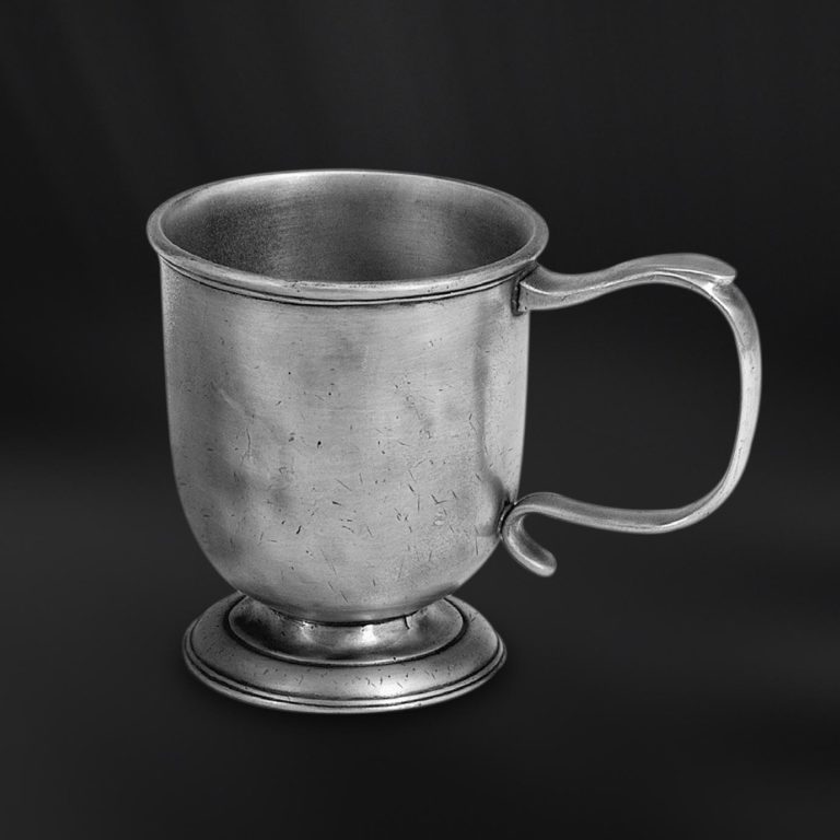 Pewter Cup with Handle Italian Pewter Drinkware