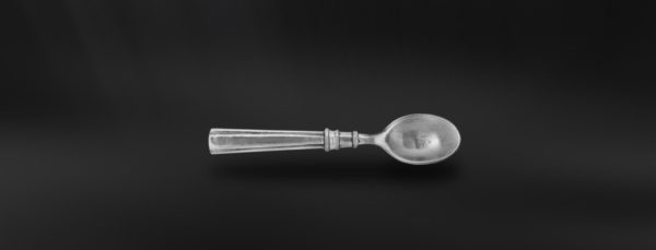 Pewter espresso spoon - Espresso spoon handmade in italy - Italian pewter espresso spoon (Art.606)