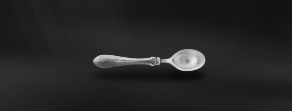 Pewter espresso spoon - Espresso spoon handmade in italy - Italian pewter espresso spoon (Art.713)