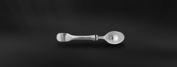 Pewter espresso spoon - Espresso spoon handmade in italy - Italian pewter espresso spoon (Art.833)