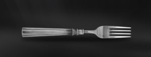 Pewter fork - Pewter and stainless steel flatware handmade in italy - Italian pewter cutlery (Art.600)