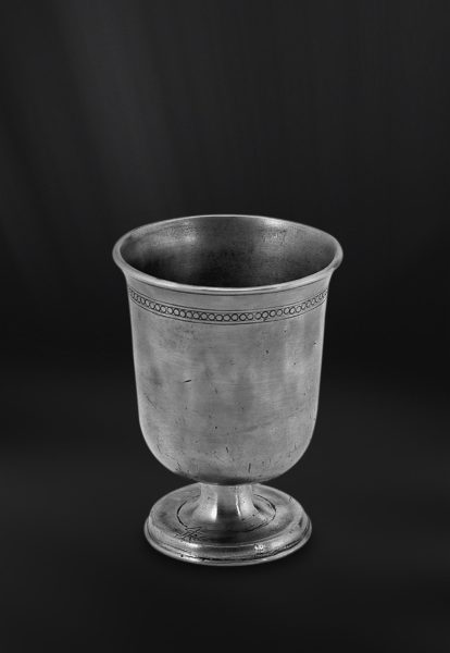 Pewter goblet - Goblet handmade in Italy - Italian pewter goblet (Art.454)