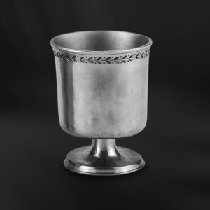 Pewter goblet - Goblet handmade in Italy - Italian pewter goblet (Art.676)