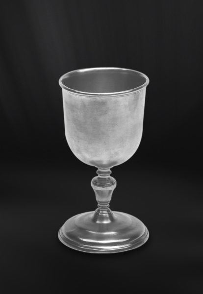 Pewter goblet - Goblet handmade in Italy - Italian pewter goblet (Art.681.5)