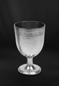 Pewter goblet - Goblet handmade in Italy - Italian pewter goblet (Art.773)