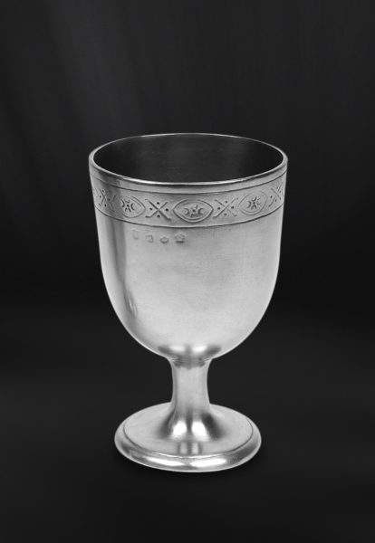Pewter goblet - Goblet handmade in Italy - Italian pewter goblet (Art.773)
