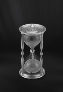 Pewter hourglass - Hourglass handmade in Italy - Italian pewter sand hour glass (Art.683)