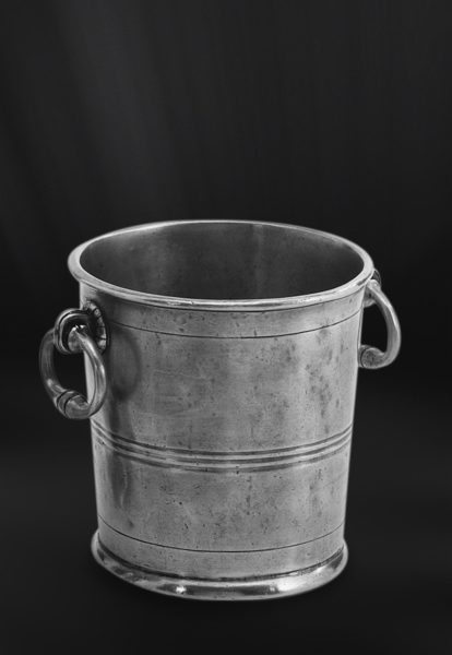 Pewter ice bucket - Ice bucket handmade in Italy - Italian pewter ice bucket (Art.317)