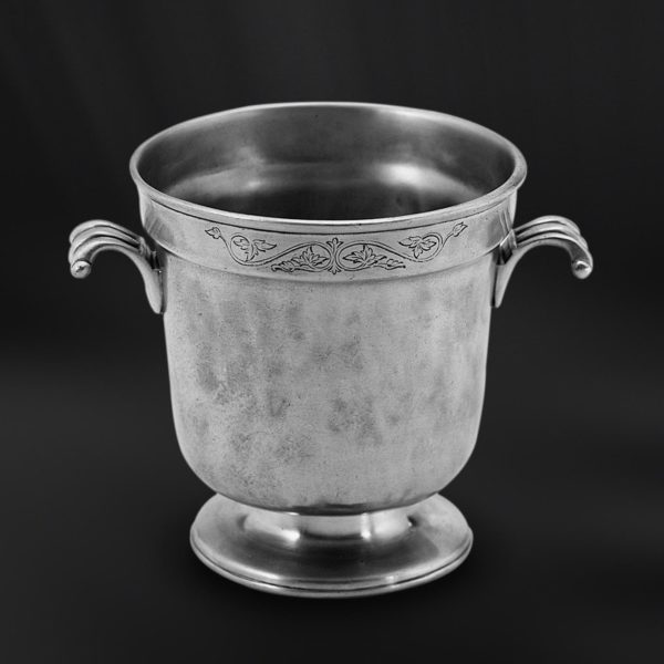 Pewter Ice Bucket - Ice bucket handmade in Italy - Italian pewter ice bucket (Art.445)