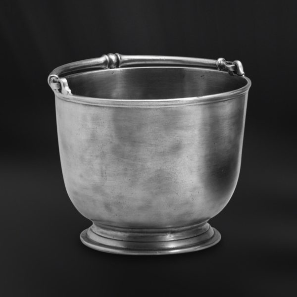 Pewter Ice Bucket - Ice bucket handmade in Italy - Italian pewter ice bucket (Art.510)