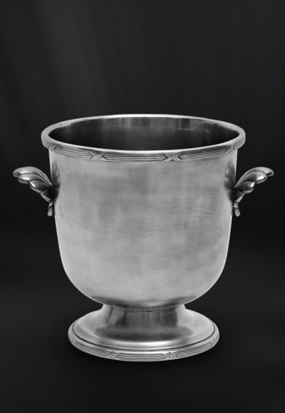 Pewter Ice Bucket - Ice bucket handmade in Italy - Italian pewter ice bucket (Art.788)