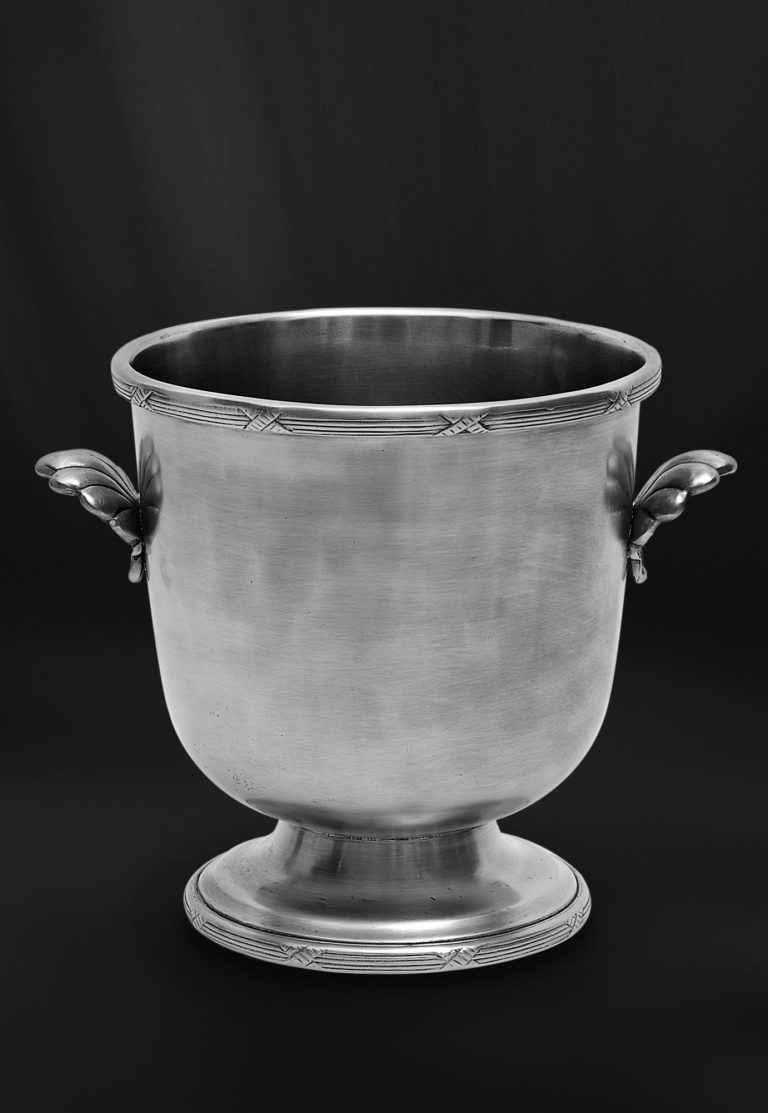 Pewter Ice Bucket Italian Pewter Barware