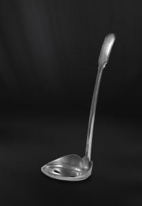 Pewter ice scoop - Ice scoop handmade in Italy - Italian pewter ice scoop (Art.840)
