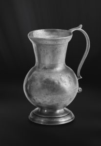 Pewter jug - Pitcher handmade in italy - Italian pewter pitcher (Art.346)