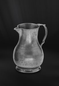 Pewter jug - Pitcher handmade in italy - Italian pewter pitcher (Art.406)