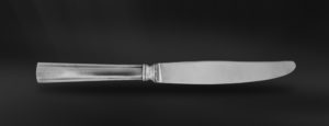 Pewter knife - Pewter and stainless steel flatware handmade in italy - Italian pewter cutlery (Art.601.5)