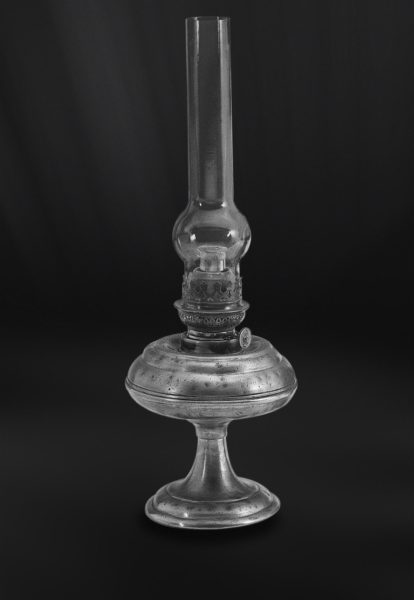 Pewter oil lamp - Oil lamp handmade in Italy - Italian pewter oil lamp (Art.338)