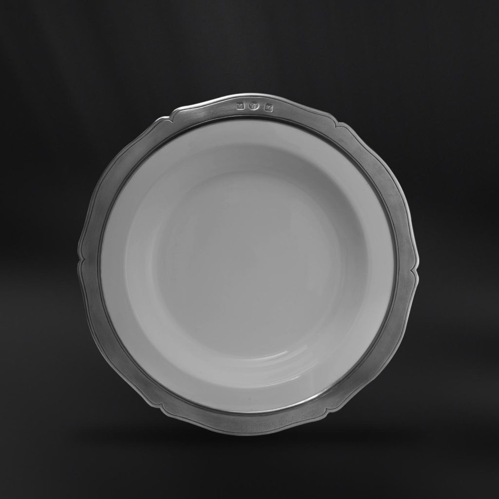 Pewter Basin/Soup Dish Italian Pewter Dinnerware
