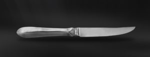 Pewter steak knife - Pewter and stainless steel flatware handmade in italy - Italian pewter cutlery (Art.717)
